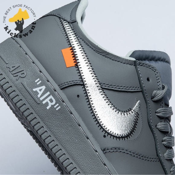 Off White X Nike Air Force 1 Low ‘ Grey DX’ - Picture 5 of 8